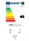 HOMEFORT HHSEF113W E 97L/16L Egyajtós Hűtőszekrény Fagyasztóval 