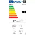 Homefort HMGF0421DS D 10 Terítékes 3 Fiókos Keskeny Beépthető Mosogatógép
