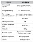 Homefort HPMS12W Páramentesítő