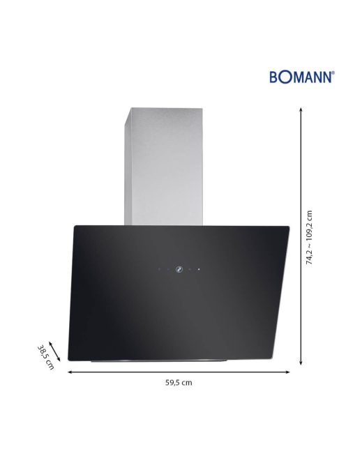 Bomann DU 7606 G A++ Kürtős Páraelszívó