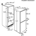 AEG/Electrolux OSC5S141ES E 217 Liter LowFrost Beépíthető Hűtőszekrény