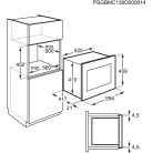 Electrolux KMFD264TEK 26 Liter Beépíthető Mikrohullámú Sütő