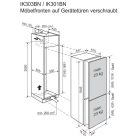 Electrolux IK303BNR D 254 Liter TwinTech NoFrost Beépíthető Hűtőszekrény