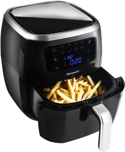 Hanseatic HFH1800-6BD 6 Liter 1800 W Forrólevegős Fritőz