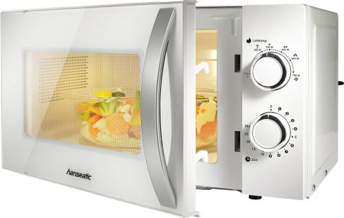 Hanseatic SMH207P3H-P 700 W Fehér Mikrohullámú Sütő