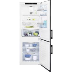   Electrolux EK276BNRSW Fekete 226 Liter NoFrost DynamicAir Beépíthető Kombinált Alulfagyasztós Hűtőszekrény