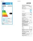 Gorenje GECS5B70CLI A 70 Liter Classico Elektromos Tűzhely