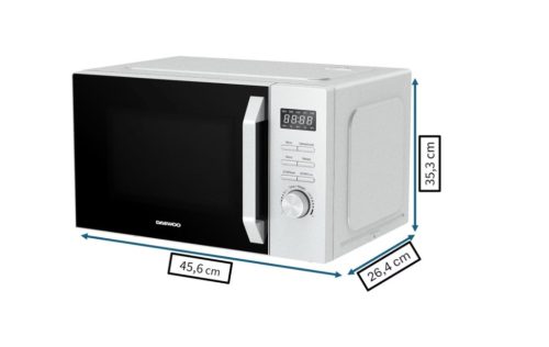Daewoo MD-FC206SS INOX 700 W 20 L Mikrohullámú sütő 
