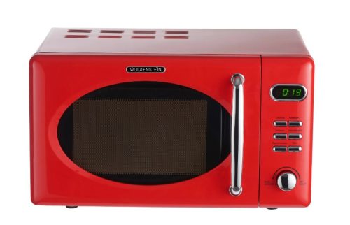 Wolkenstein WMW720 FR Piros Retro 700 W 20 L Mikrohullámú sütő 