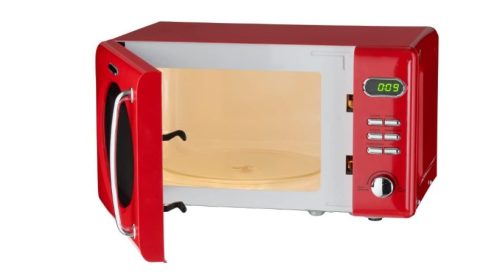 Wolkenstein WMW720 FR Piros Retro 700 W 20 L Mikrohullámú sütő 