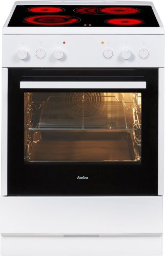 Amica SHC 914 111 W A 65 Liter Kerámialapos Szabadonálló Tűzhely (60cm)