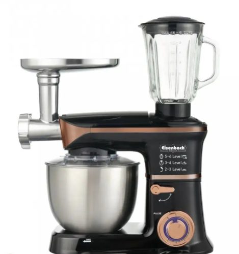 Eisenbach  2000W 6,5L Fekete 3in1  Multifunkciós Konyhai Robotgép