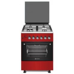 Novacook F6TS40EG-R Meggypiros 66L Kombinált Tűzhely