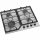 Novacook RT021 Beépíthető Inox Gázfőzőlap