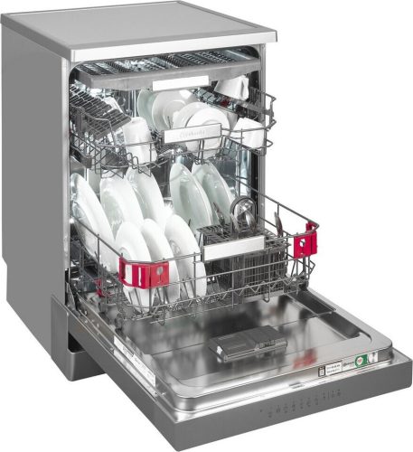 Bauknecht-Whirlpool OBFC Ecosilent 9760 A 14 Terítékes Inox Szabadonálló Mosogatógép