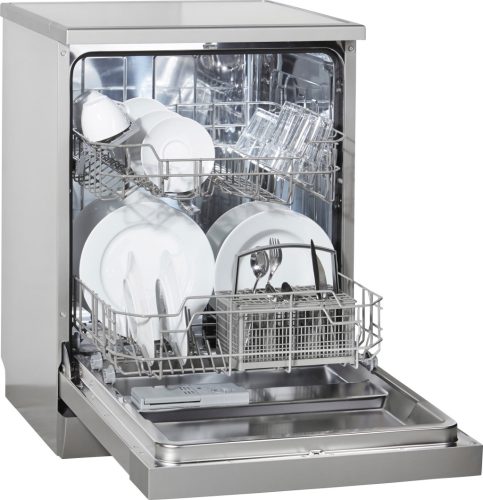 Hanseatic HG6085E127635S E 12 Terítékes Inox Szabadonálló Mosogatógép