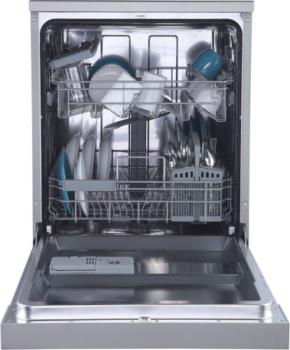 Hanseatic HG6085E127635S E 12 Terítékes Inox Szabadonálló Mosogatógép