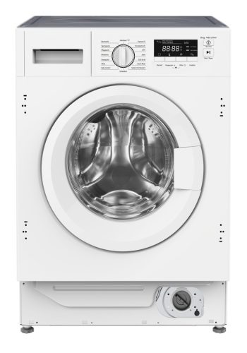 Amica EWA 34660 W A 8kg 1400 f/p Beépíthető Gőzős Inverteres Elöltöltős Mosógép