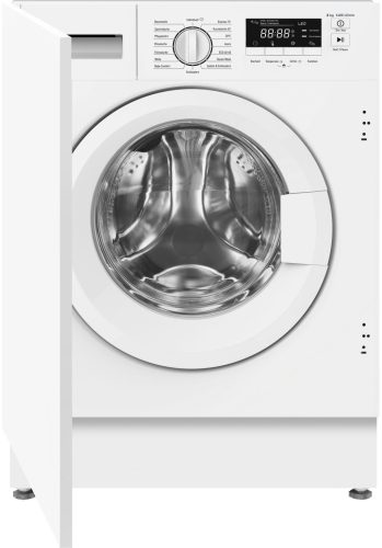 Amica EWA 34660 W A 8kg 1400 f/p Beépíthető Gőzős Inverteres Elöltöltős Mosógép