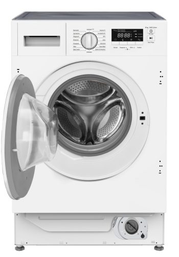 Amica EWA 34660 W A 8kg 1400 f/p Beépíthető Gőzős Inverteres Elöltöltős Mosógép