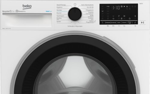 Beko EX8146ST2 A 8kg 1400 f/p Inverteres Gőzös Elöltöltős Mosógép