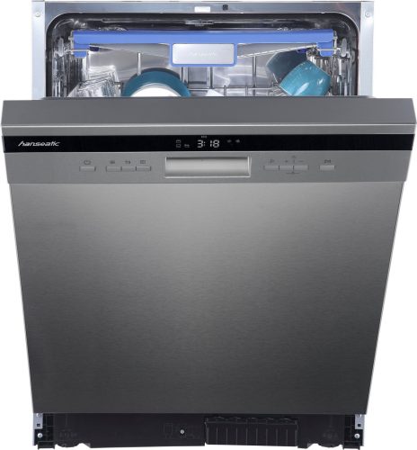 Hanseatic HGU6082C14T7735EI C 14 Terítékes 3 Fiókos  Pult Alatti Mosogatógép