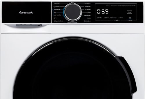 Hanseatic HWMA814B B 8 kg 1400 f/p Gőzös Keskeny Elöltöltős Mosógép
