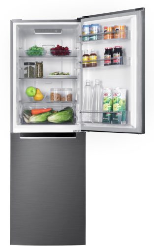 Hanseatic HKGK16655CNFI C 230L Inox NoFrost Alulfagyasztós Kombinált Hűtőszekrény