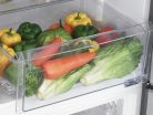 Hanseatic HKGK16655CNFI C 230L Inox NoFrost Alulfagyasztós Kombinált Hűtőszekrény