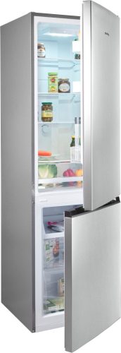 Privileg PRKF 8251 XP5E D 250Liter Total NoFrost Inox Alulfagyasztós Kombinált Hűtőszekrény