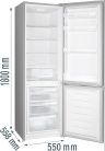 Gorenje RK418DPS4 D 269 Liter Alulfagyasztós Kombinált Hűtőszekrény