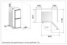 Hanseatic HKGK14349CBI C 175 Liter Kombinált Alulfagyasztós Hűtőszekrény