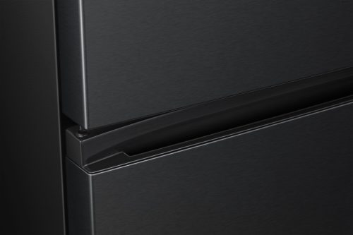 Hanseatic HKGK16155CBI C 230 Liter Fekete Alulfagyasztós Kombinált Hűtőszekrény