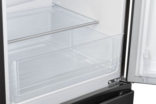 Hanseatic HKGK16155CBI C 230 Liter Fekete Alulfagyasztós Kombinált Hűtőszekrény