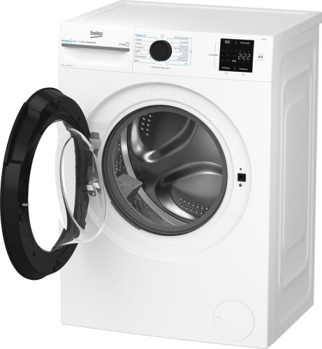 Beko BM3WFU3741X A 7kg 1400 f/p Inverteres Gőzös Keskeny Elöltöltős Mosógép