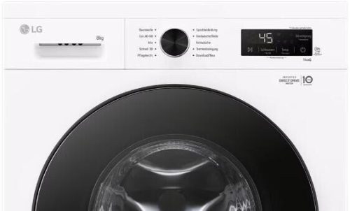 LG F4WB308Y A 8kg 1400 f/p Direct Drive Inverteres Elöltöltős Mosógép