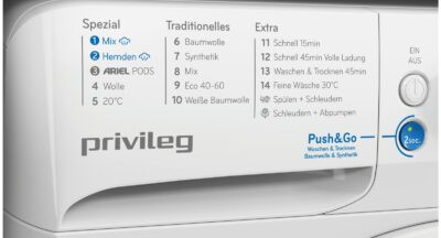  Privileg PWWTV X 86H69 A/D 8/6kg 1400f/p. Dinamikus Inverteres Mosó-Szárítógép