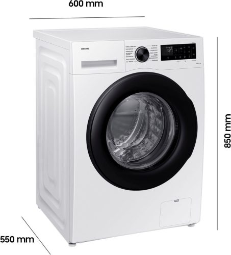Samsung WW8ECGC04AAE A 8kg 1400 f/p Digital Inverteres Gőzös Elöltöltős Mosógép