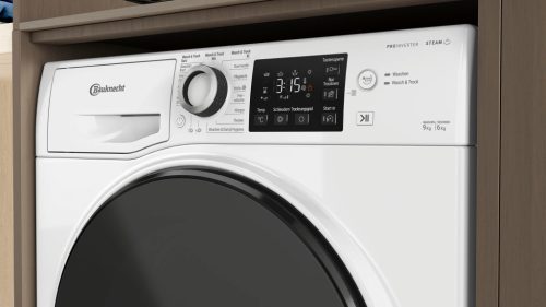 Bauknecht-Whirlpool WT Super Eco 96S 41N  9/6 kg 1400 f/p Inverteres Gőzös Elöltöltős Mosó-Szárítógép