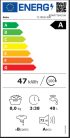 Beko B5WFT78410W A 8kg 1400 f/p Pro Smart Inverteres Gőzös Elöltöltős Mosógép