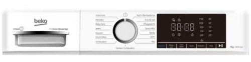 Beko BM3WFOE741PSA A 7kg 1400 f/p ProSmart Inverteres Gőzös Elöltöltős Mosógép