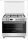 Novacook F9S50E6-HI Exclusive Line Inox Wok 92L Kombinált Tűzhely (90cm)