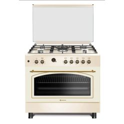   Novacook F9S50E6-RC Exclusive Line Retro Wok 92L Kombinált Tűzhely (90cm)