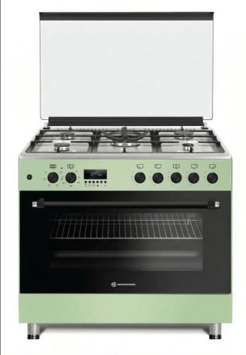 Novacook F9S50E6 Exclusive Line  Zöld Wok 92L Kombinált Tűzhely (90cm)