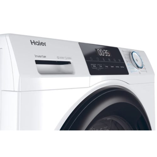 Haier HW80-BP14929 A 8kg 1400 f/p BPM Inverteres Keskeny Gőzös Elöltöltős Mosógép