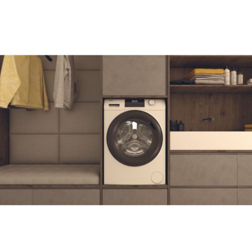 Haier HW80-BP14929 A 8kg 1400 f/p BPM Inverteres Keskeny Gőzös Elöltöltős Mosógép