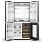 Wolkenstein WCD595EWTSNF Borhűtős E 606L NoFrost French Door Kombinált Hűtőszekrény