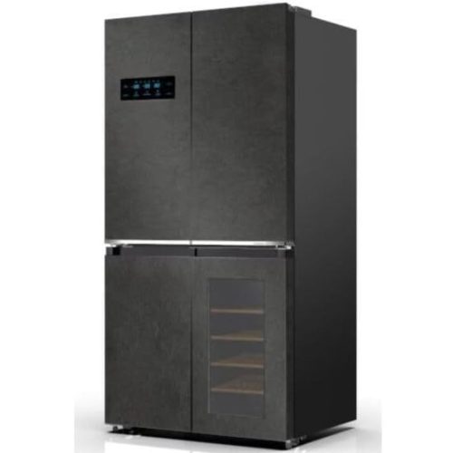 Wolkenstein WCD595EWTSNF Borhűtős E 606L NoFrost French Door Kombinált Hűtőszekrény