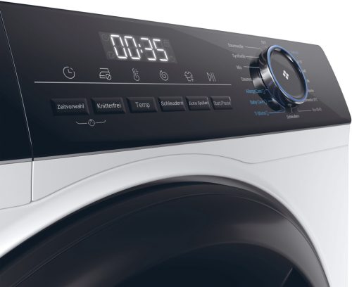 Haier HW90-BP14939 A 9kg 1400 f/p Dierct Motion Inverteres Gőzös Elöltöltős Mosógép