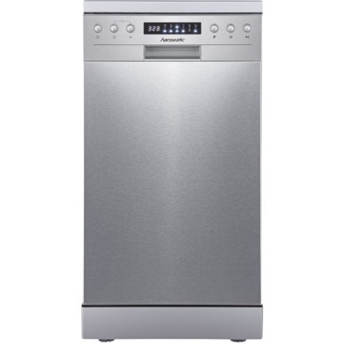 Hanseatic HG4585C10J7610DS C 10 Terítékes Inox Keskeny Mosogatógép